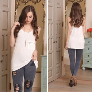 Infinity Raine Racerback‎ Tunic Size Small NEW